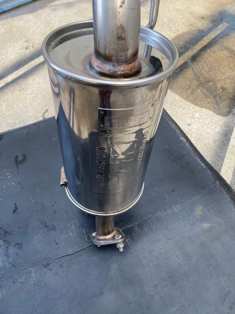 スズキワゴンR 社外FGK FUJITSUBO　フジツボリアマフラーステンレス製