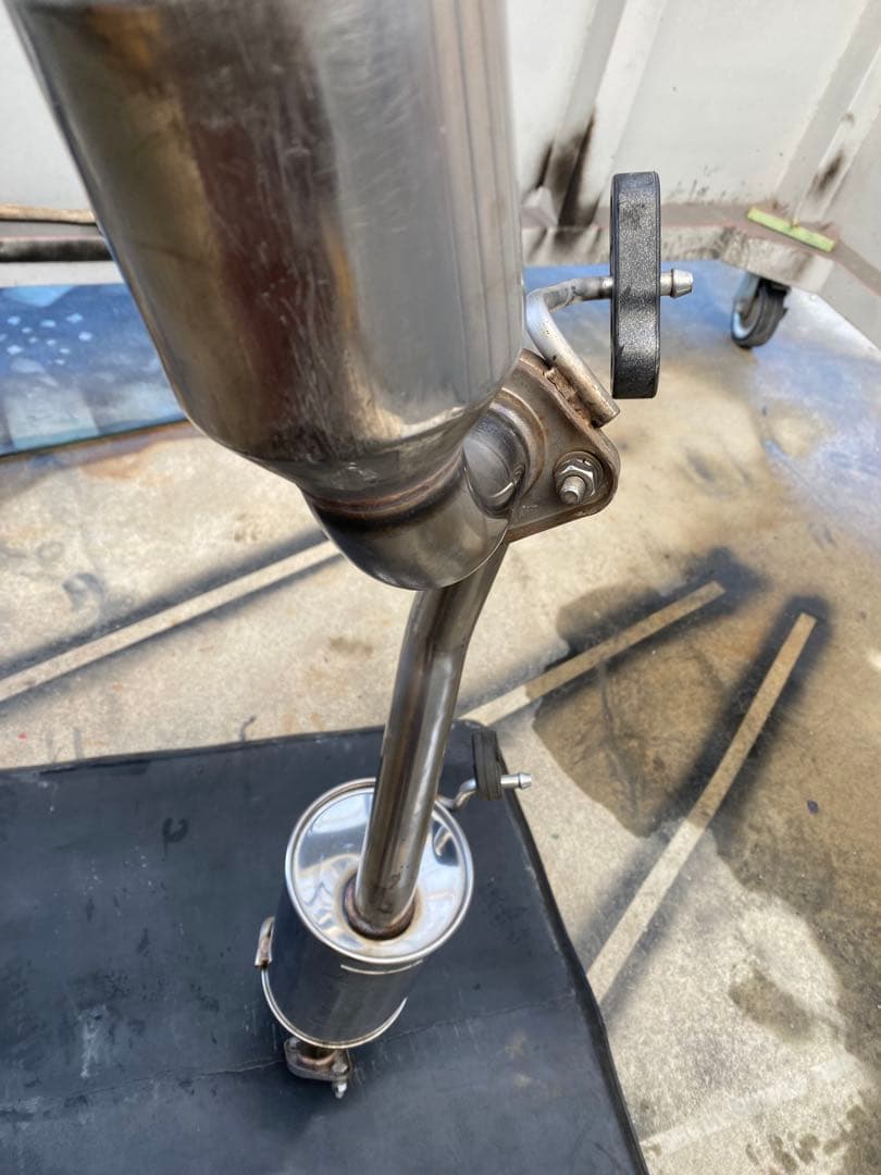 スズキワゴンR 社外FGK FUJITSUBO　フジツボリアマフラーステンレス製