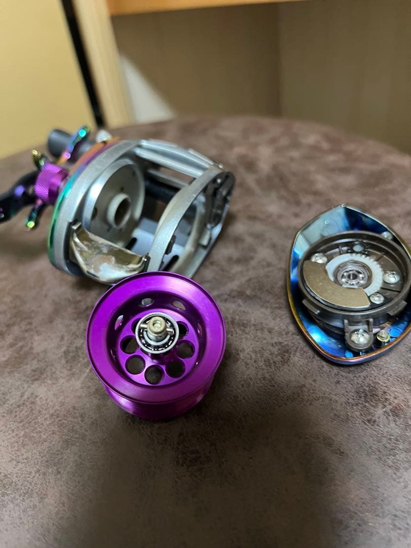 専用！レボエリートオーロラ　ktfスプール　カーボンクランクハンドル