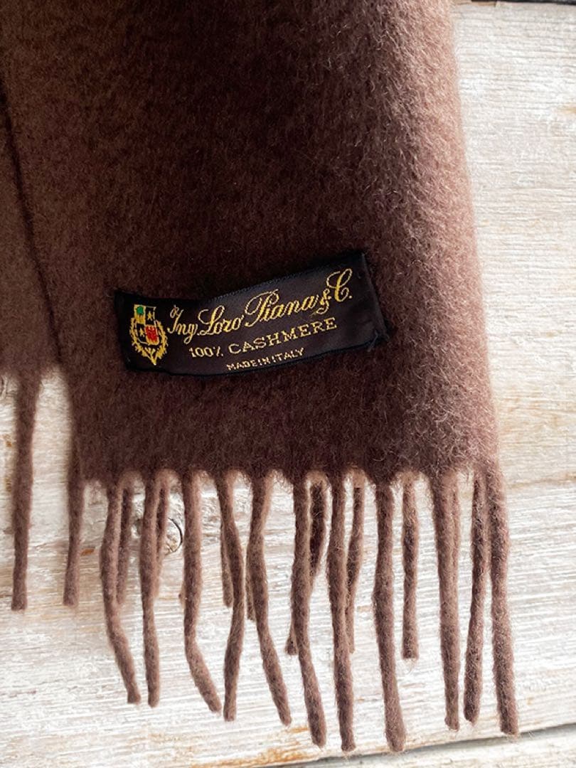 LORO PIANA ロロ・ピアーナ カシミヤ　マフラー美品‼️
