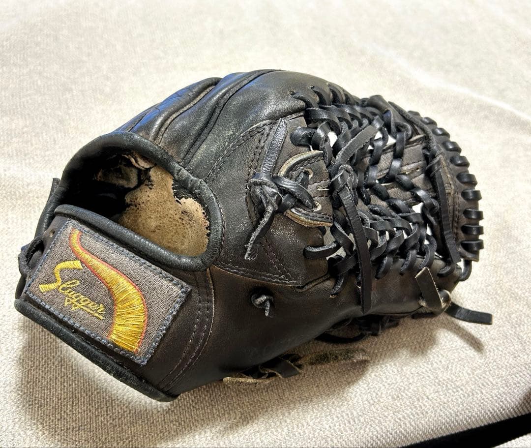 久保田スラッガー　軟式　オールラウンド用グラブ　黒色