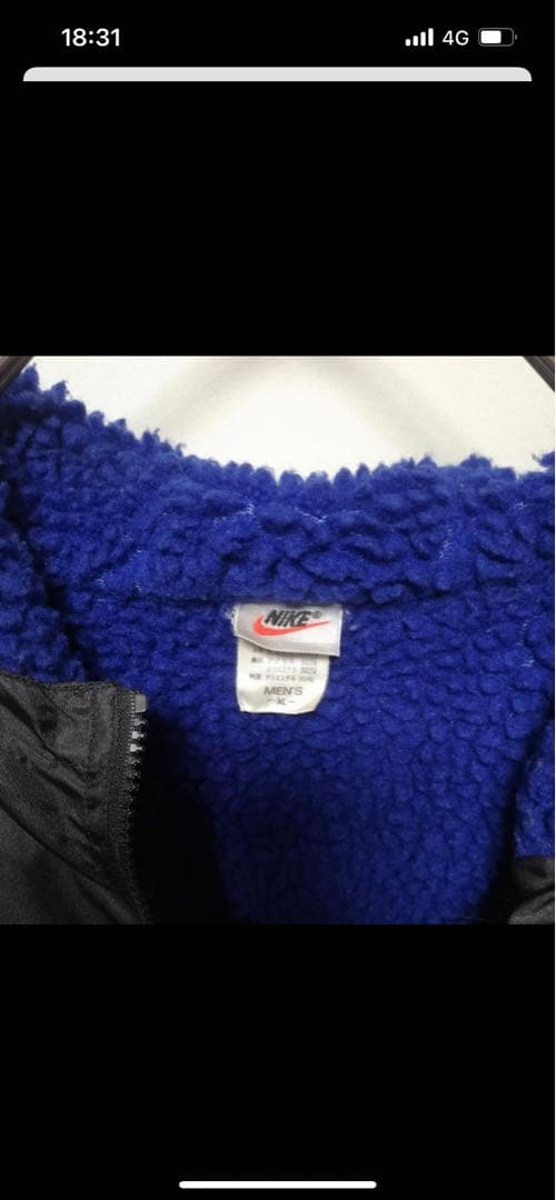 90年代 銀タグ NIKE XL 裏ボア モッズパーカー　ベンチコート