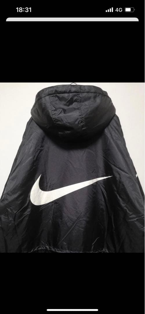 90年代 銀タグ NIKE XL 裏ボア モッズパーカー　ベンチコート