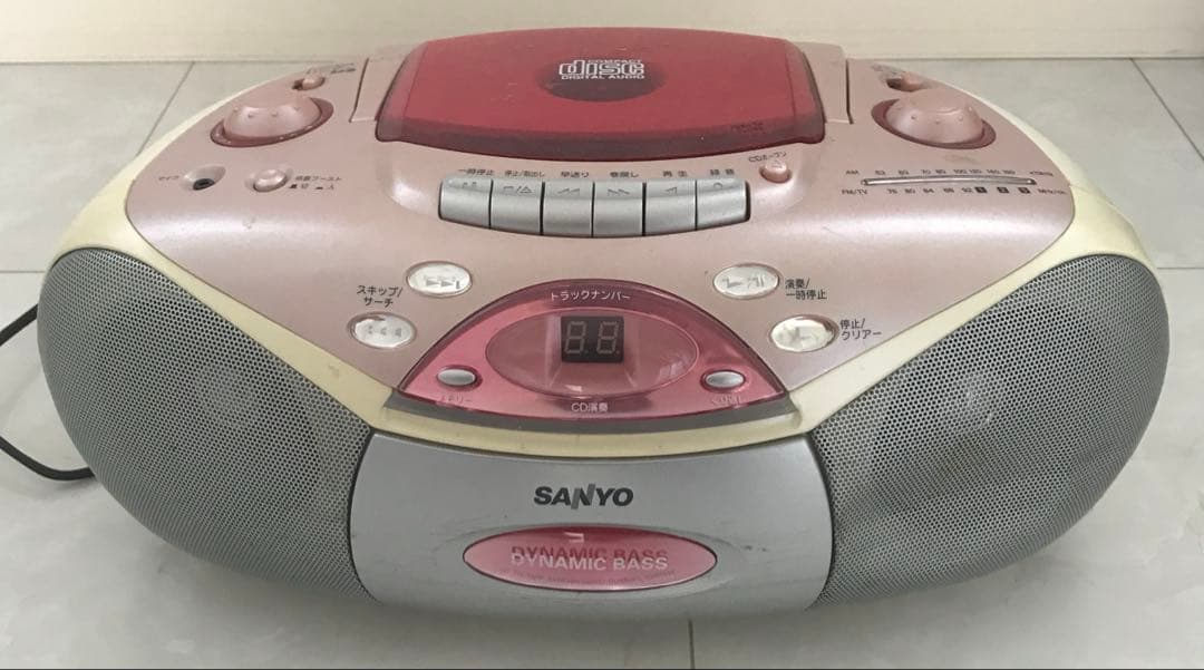 SANYO PH-PR81(P) CD ラジカセ（ジャンク品） - メルカリ