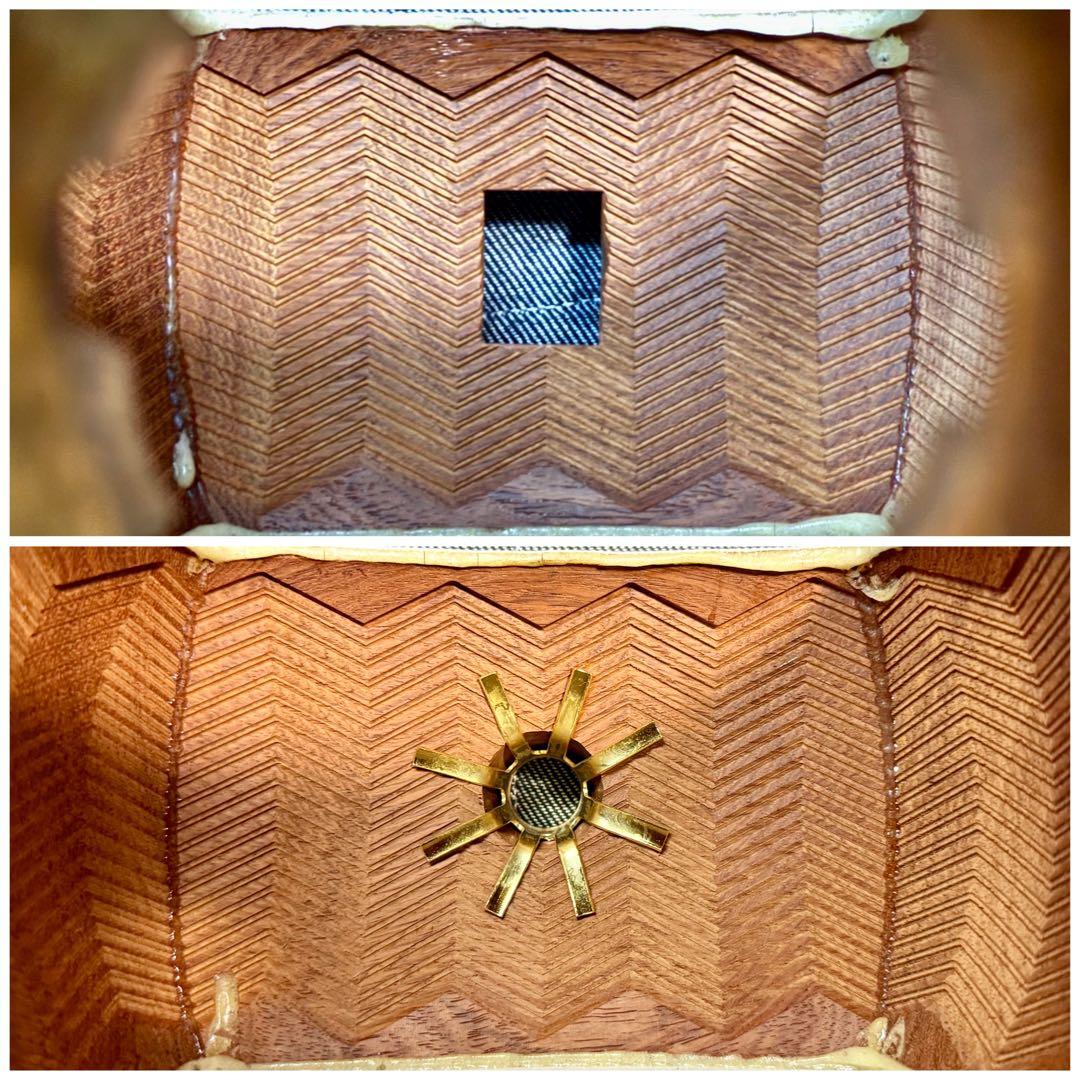 【虎・瘤杢】最高峰 津軽三味線 金細 子持綾杉 極上美品 超希少複雑混合杢 太棹