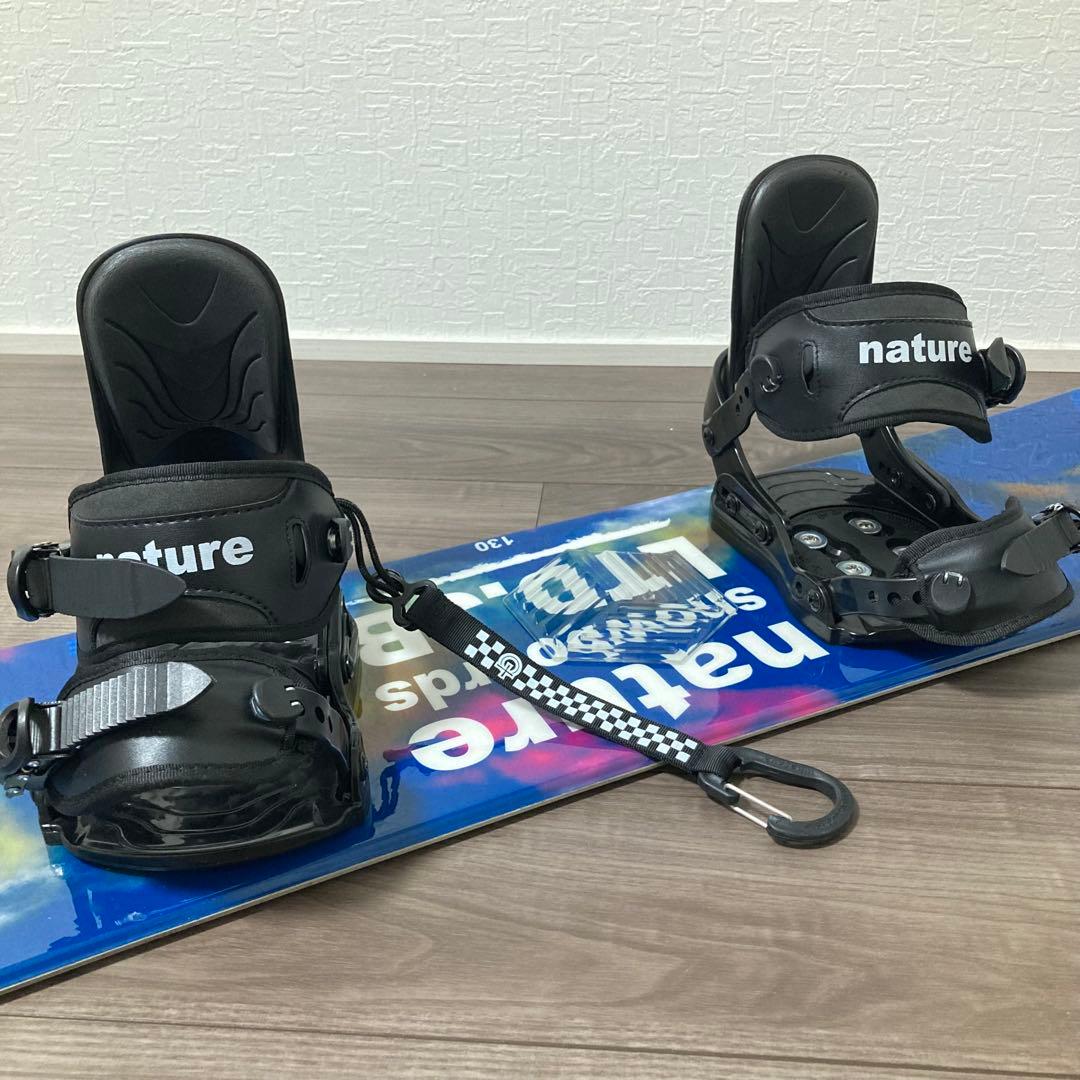 nature スノーボード 130cm キッズビンディング セット