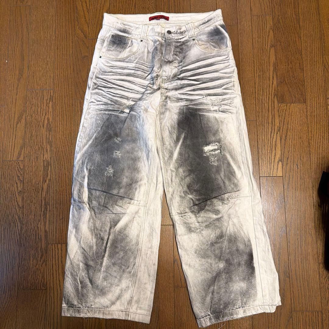 パンツ jaded London Watercolour Colossus Jeans