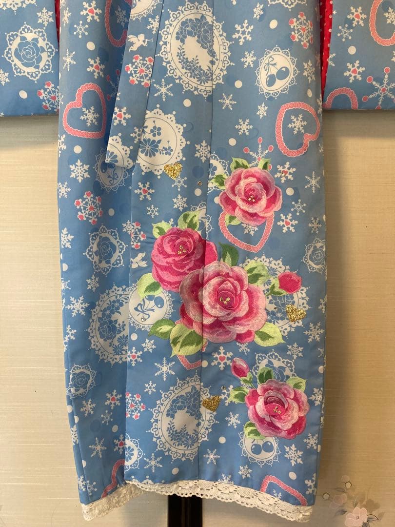 7歳　七五三　着物　　髪飾り付き　フルセット【Seiko Matsuda】