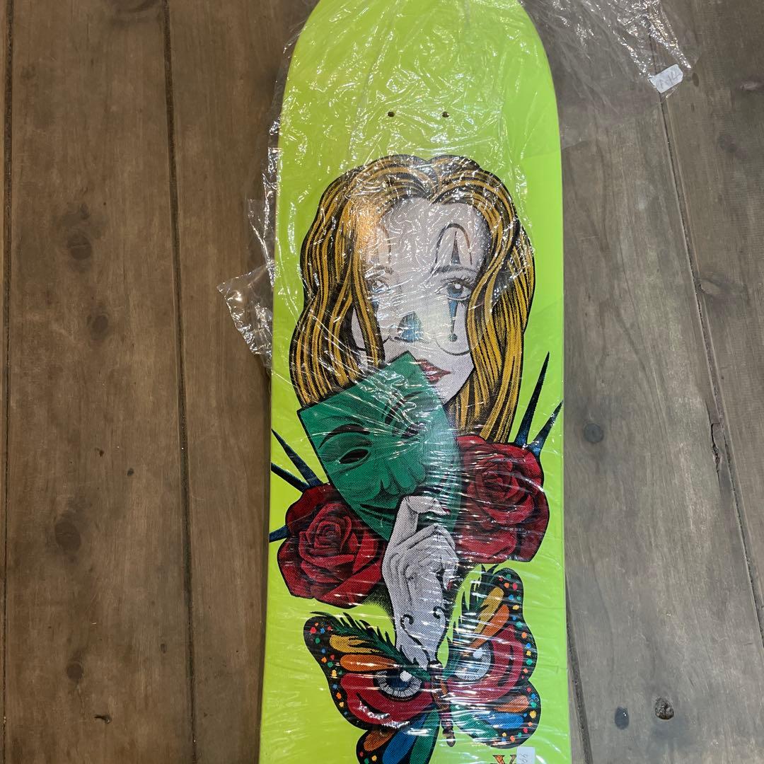 H-STREET スケートボードデッキ ライムグリーン