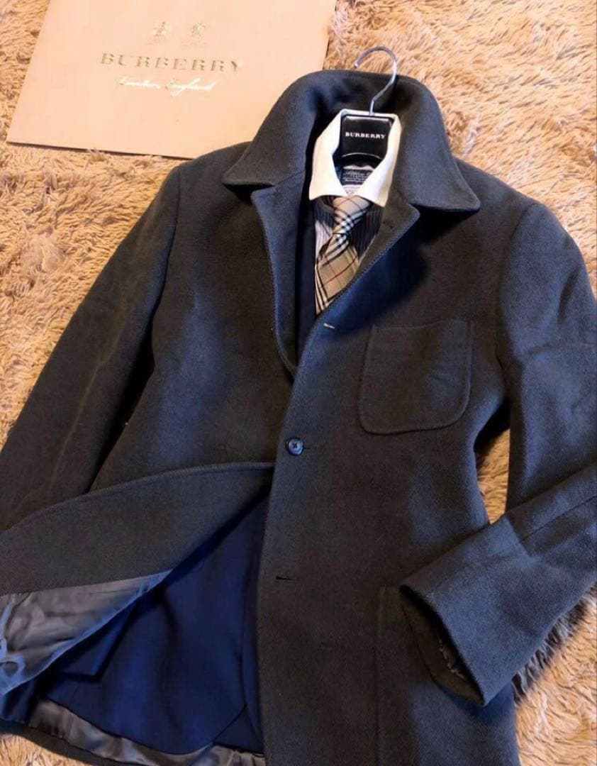 《訳アリ》BURBERRY LONDON ステンカラーコート Mサイズ