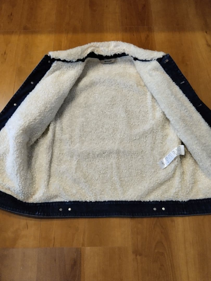 SIVIGLIA デニムジャケット ファー付き