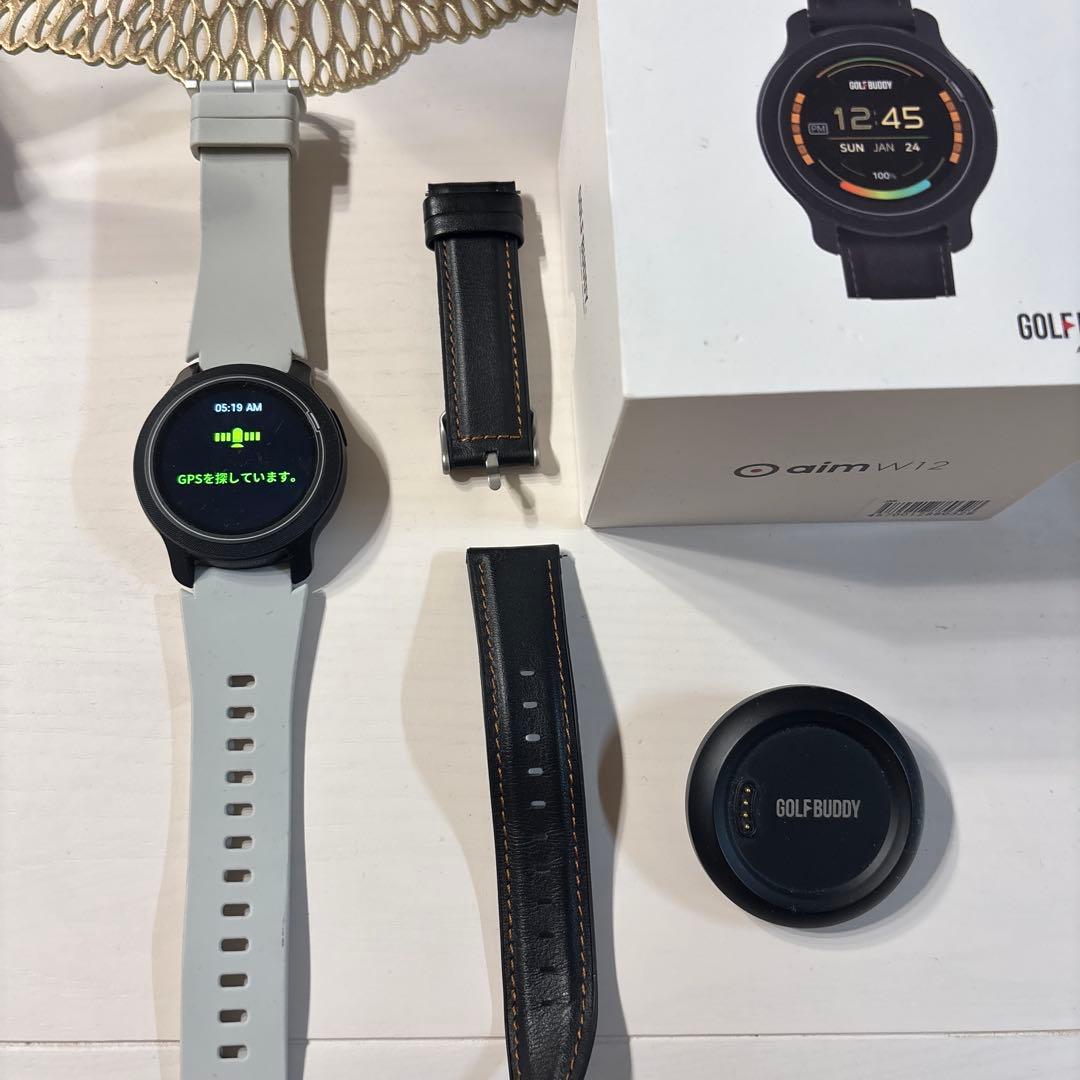 GOLF BUDDY aim W12 GPSナビウォッチ - メルカリ