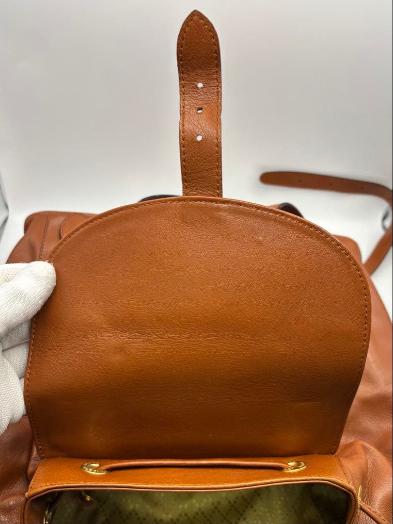 GUCCI グッチ バンブー レザー バックパック リュック