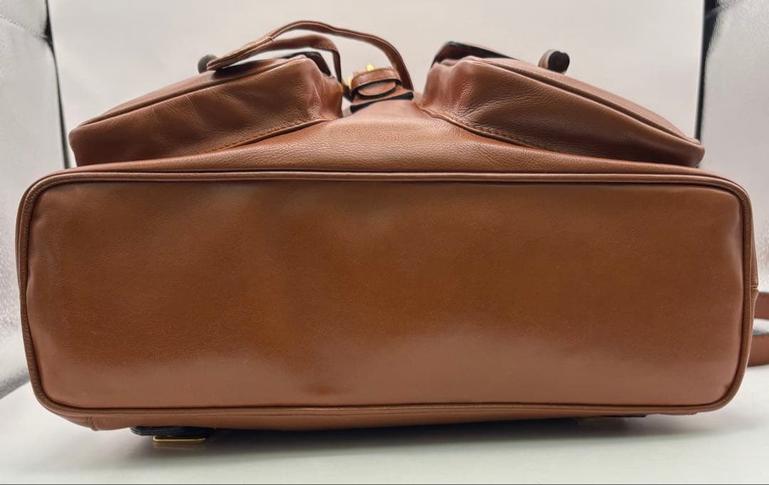 GUCCI グッチ バンブー レザー バックパック リュック