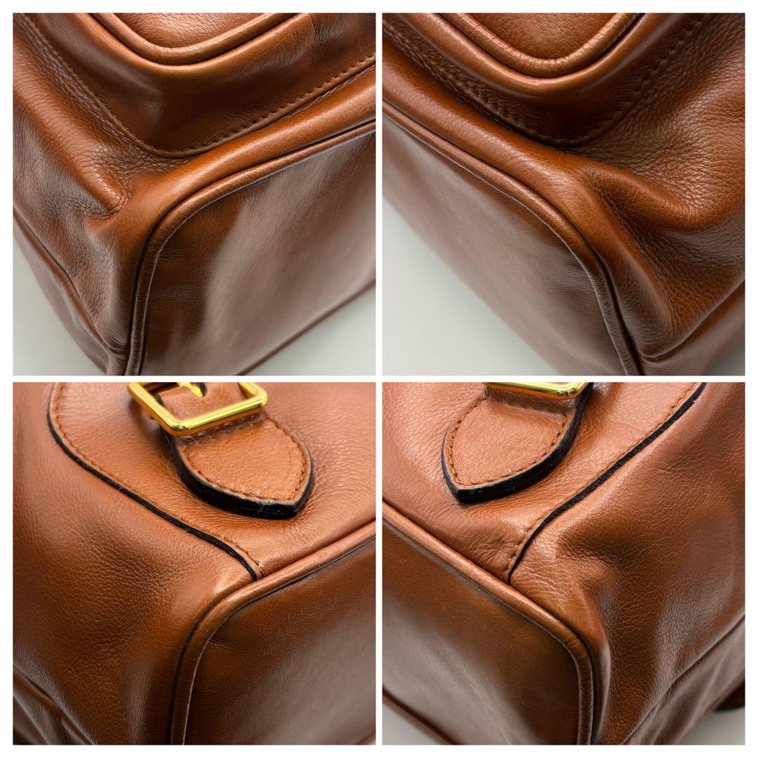 GUCCI グッチ バンブー レザー バックパック リュック