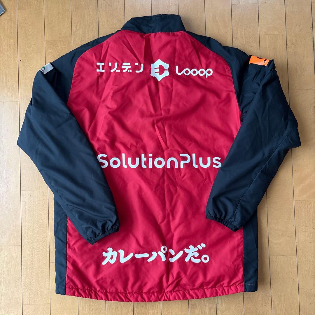 北海道コンサドーレ札幌 Mizuno ピステ・ウィンドブレーカー Lサイズ 赤黒