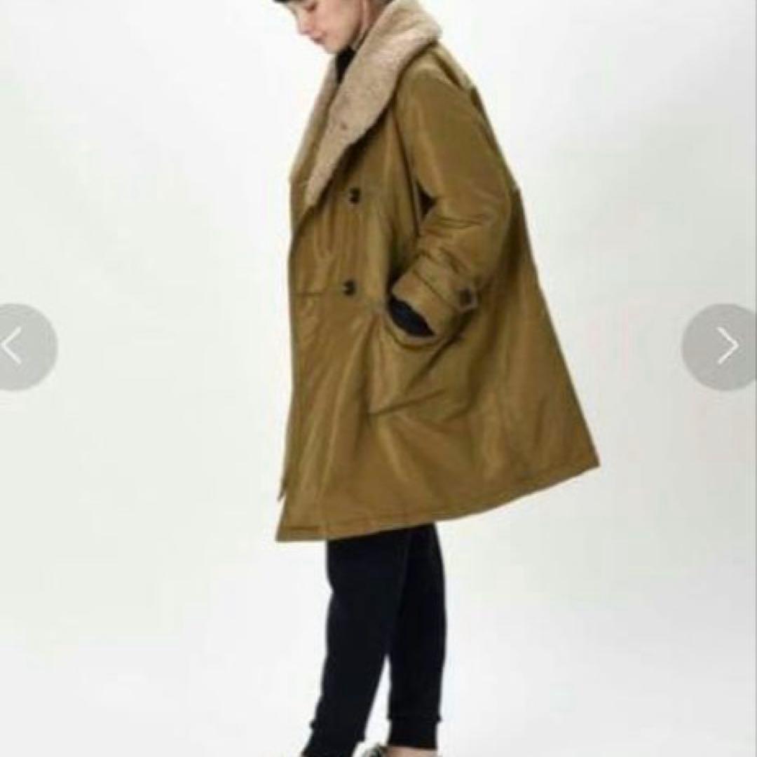 【美品】45R　フォーティーファイブアール 45rpm ナイロン×ボアのコート