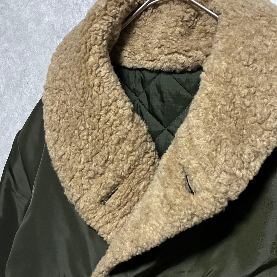 【美品】45R　フォーティーファイブアール 45rpm ナイロン×ボアのコート