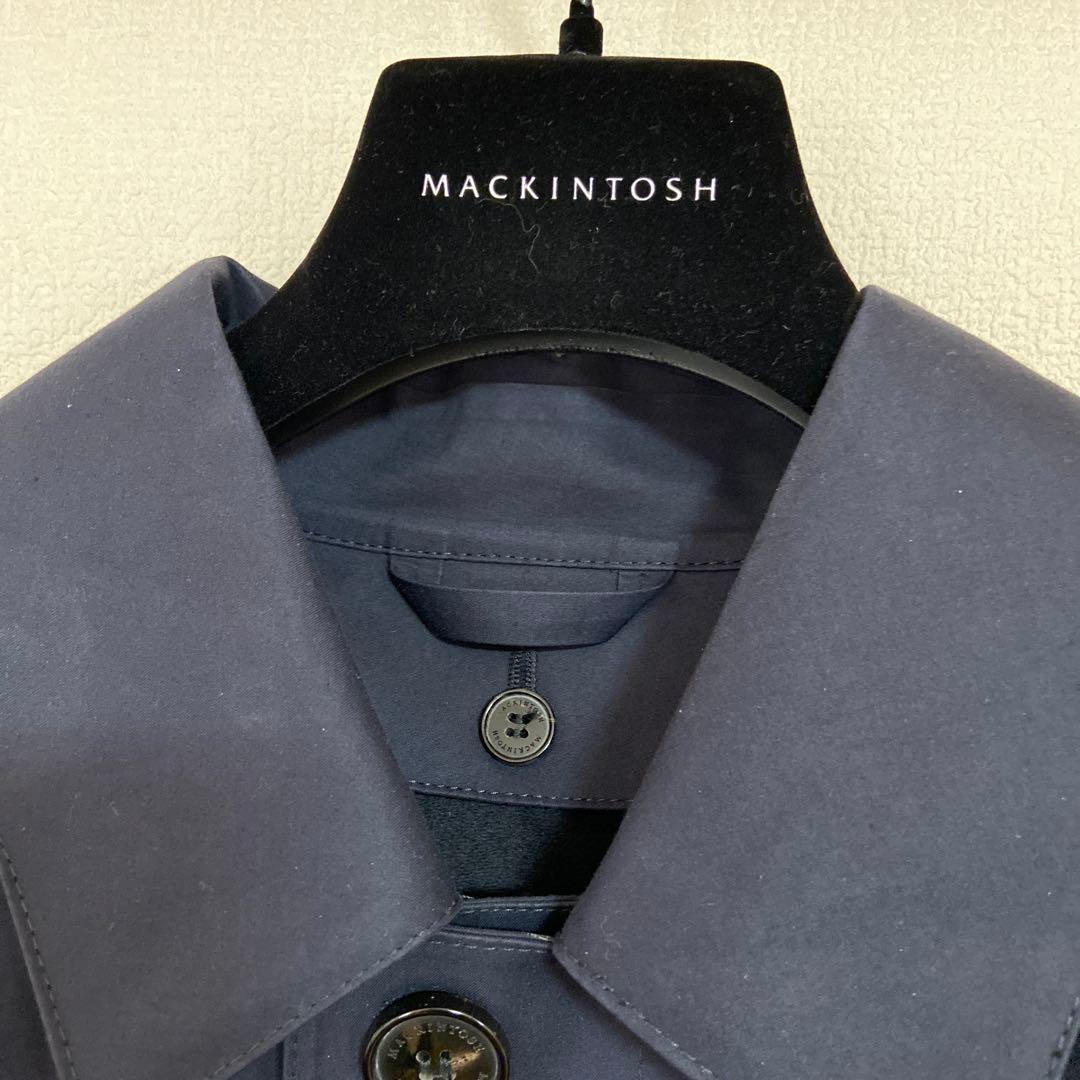 MACKINTOSH ネイビー ステンカラーコート