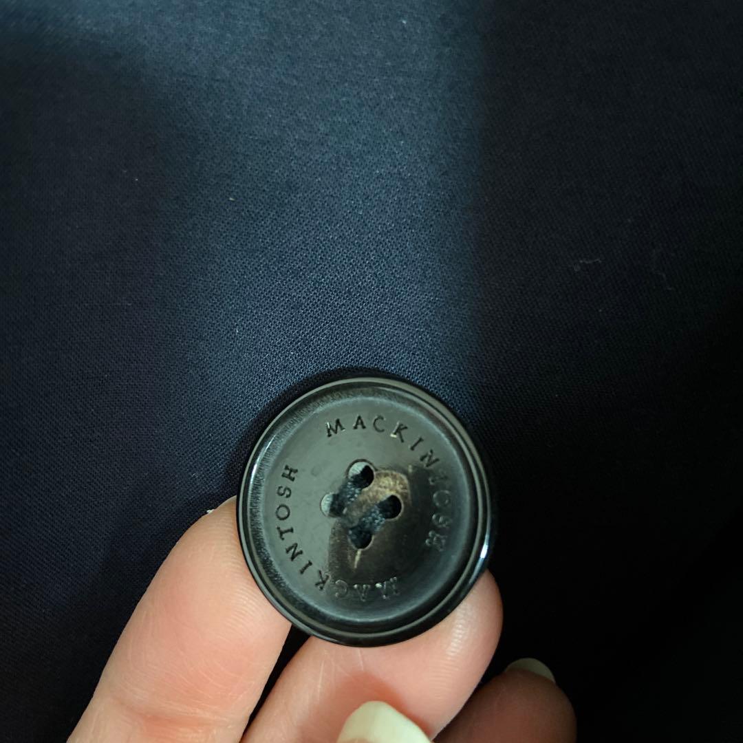 MACKINTOSH ネイビー ステンカラーコート