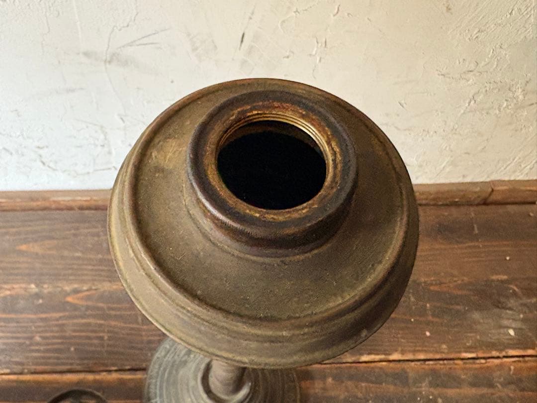 クラシックオイルランプ ガラスシェード レトロ アンティーク アルコールランプ