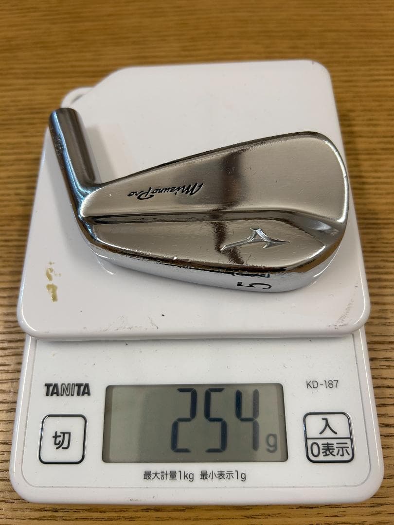 名器！Mizuno Pro 120 アイアンヘッドのみP-5 6個　打感最高！