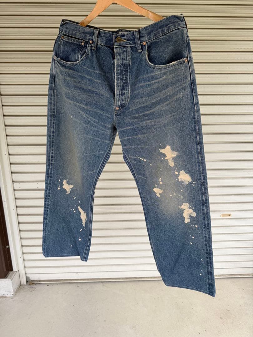 Lee 【COW BOY100周年】カウボーイ デニムパンツ （中色ブルー、L）