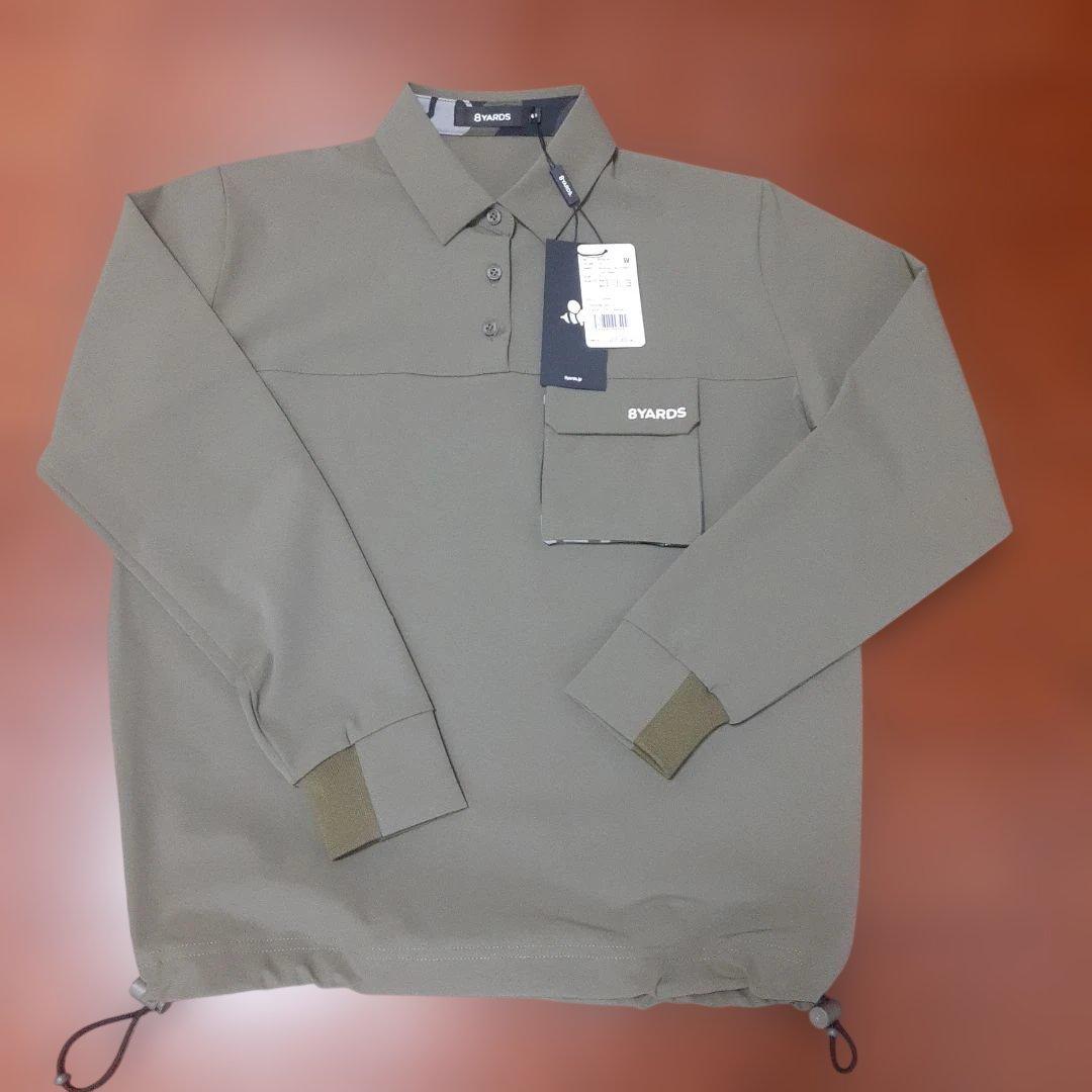 新作　新品BYARDS レディースゴルフ　ロングスリーブシャツオリーブS