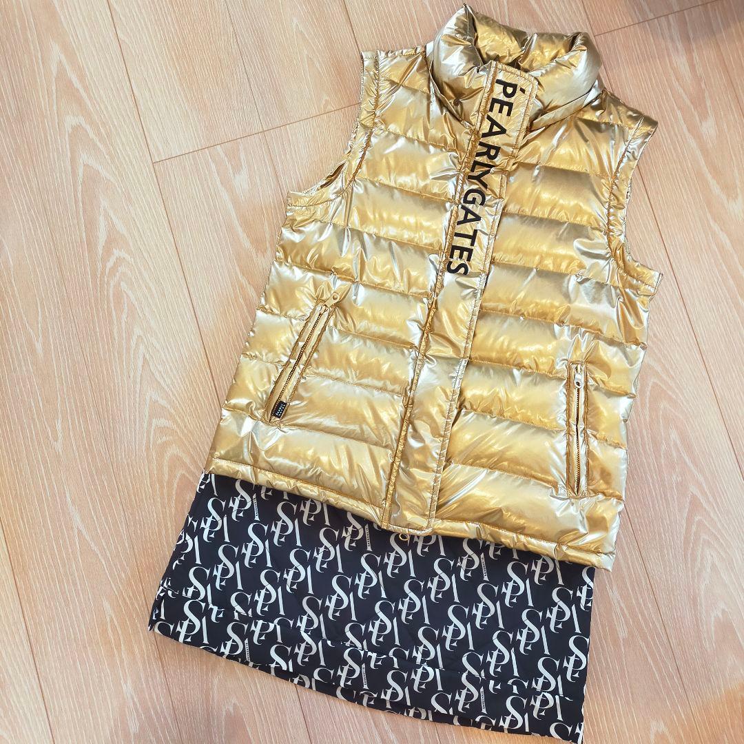 新品未使用 パーリーゲイツ ゴルフ アウター ダウン レディース