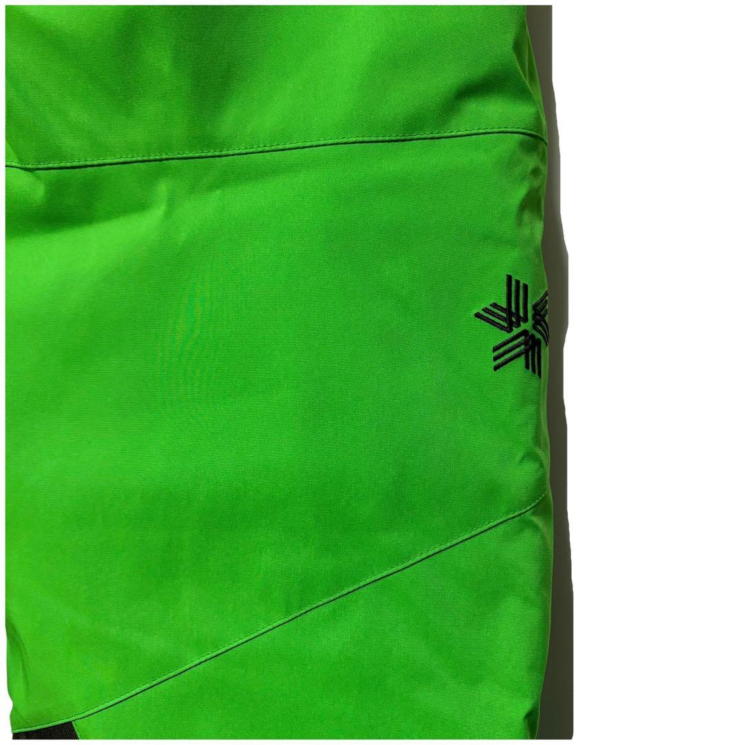 新品 ゴールドウィン G-ソリッド カラー ワイドパンツ ブライトグリーン XS