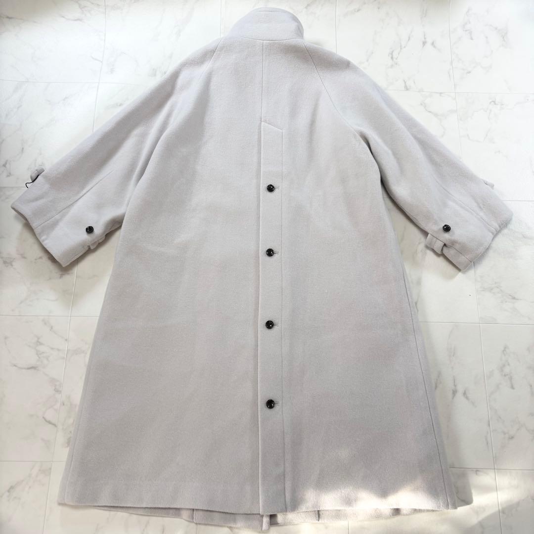 【新品】LOUNIE ルーニィ スタンドカラーオーバーコート ベージュ 定価6万