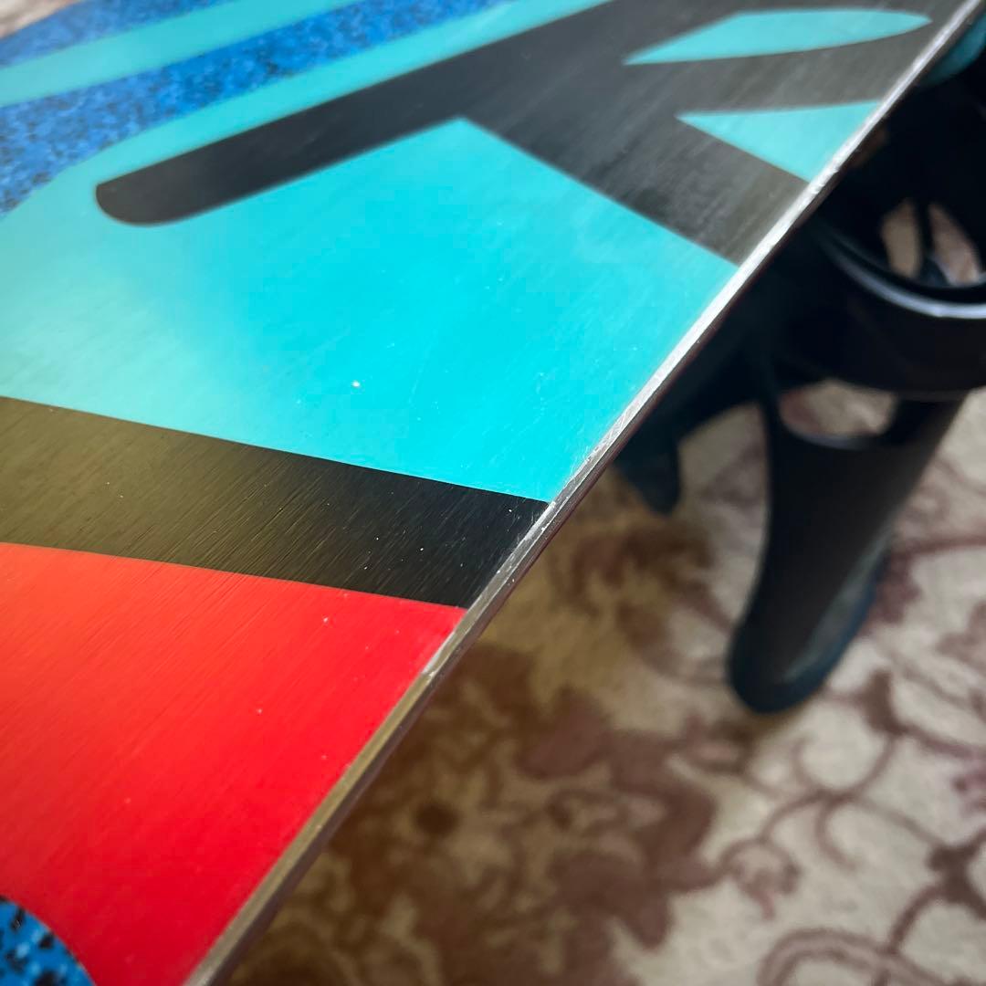 良品 BURTON PROCESS X 155 CARTEL スノーボードセット BURTON CUSTOM