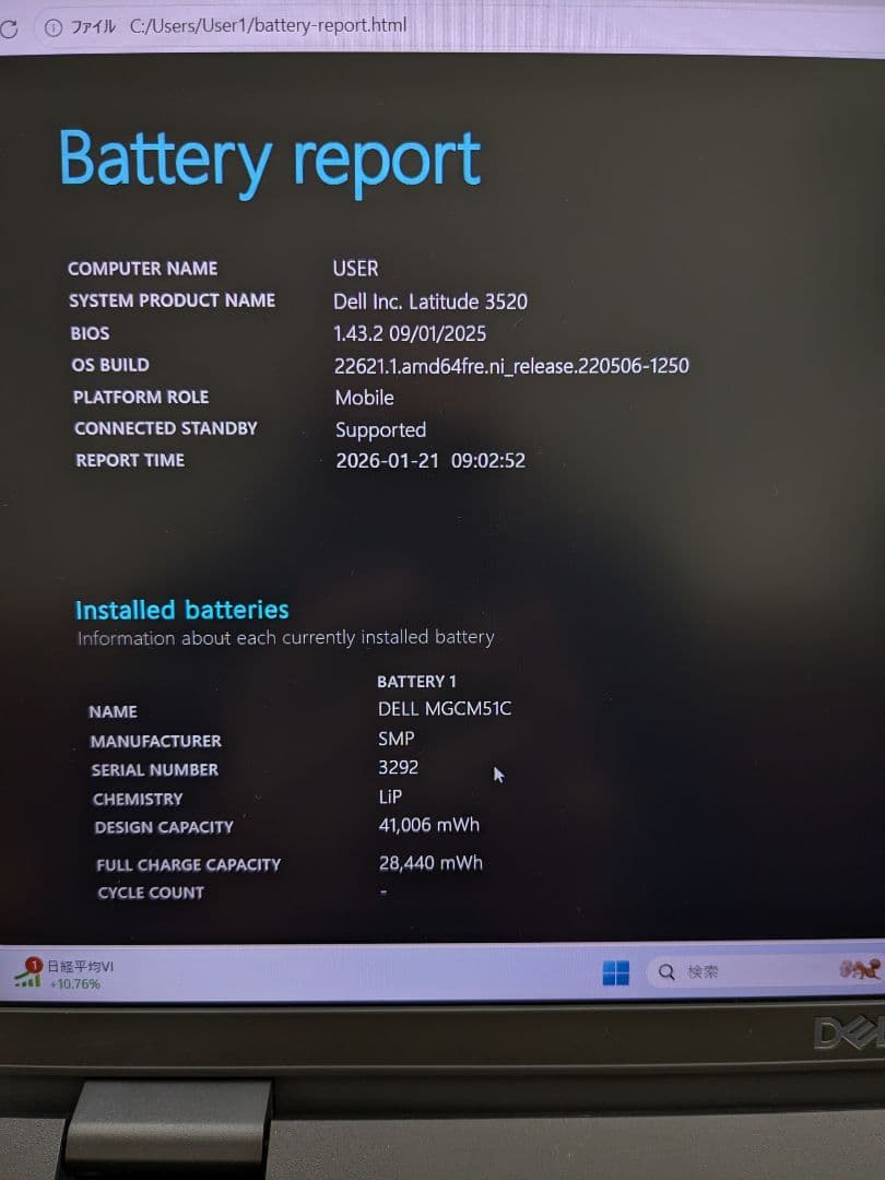 ② DELL Latitude 3520 16GB 256GB Office
