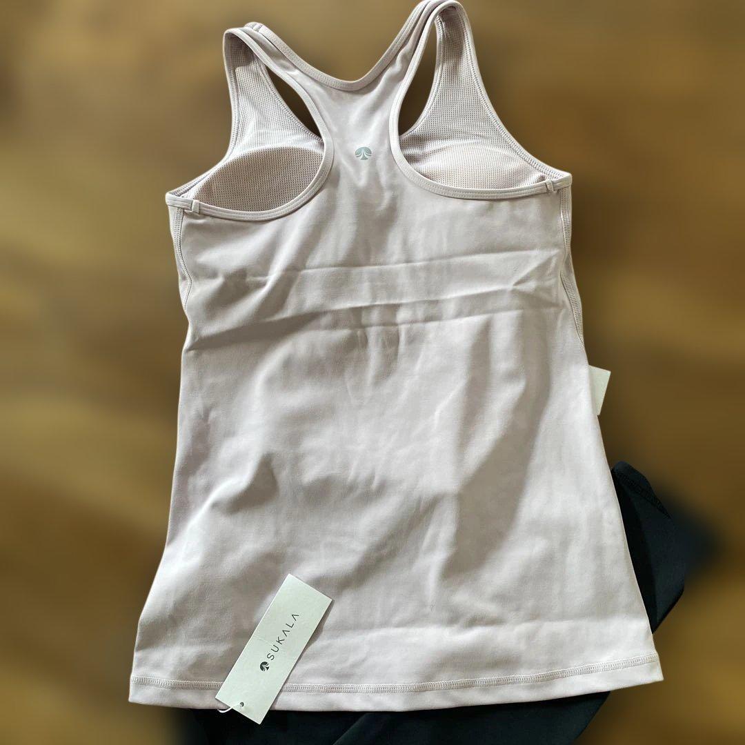 【美品】SUKALA ヨガウェア 上下セット ホットヨガ LAVA S