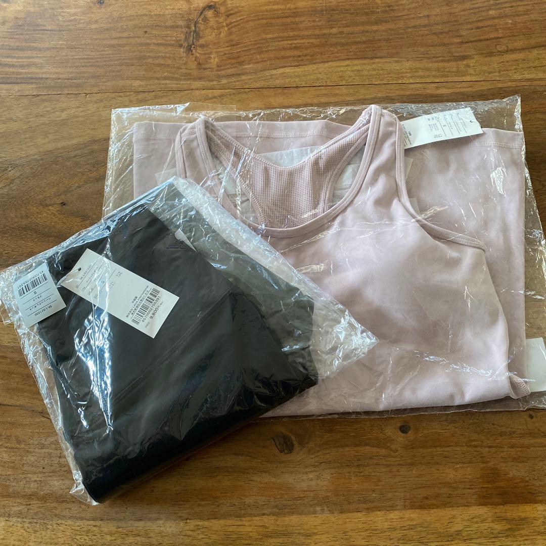 【美品】SUKALA ヨガウェア 上下セット ホットヨガ LAVA S