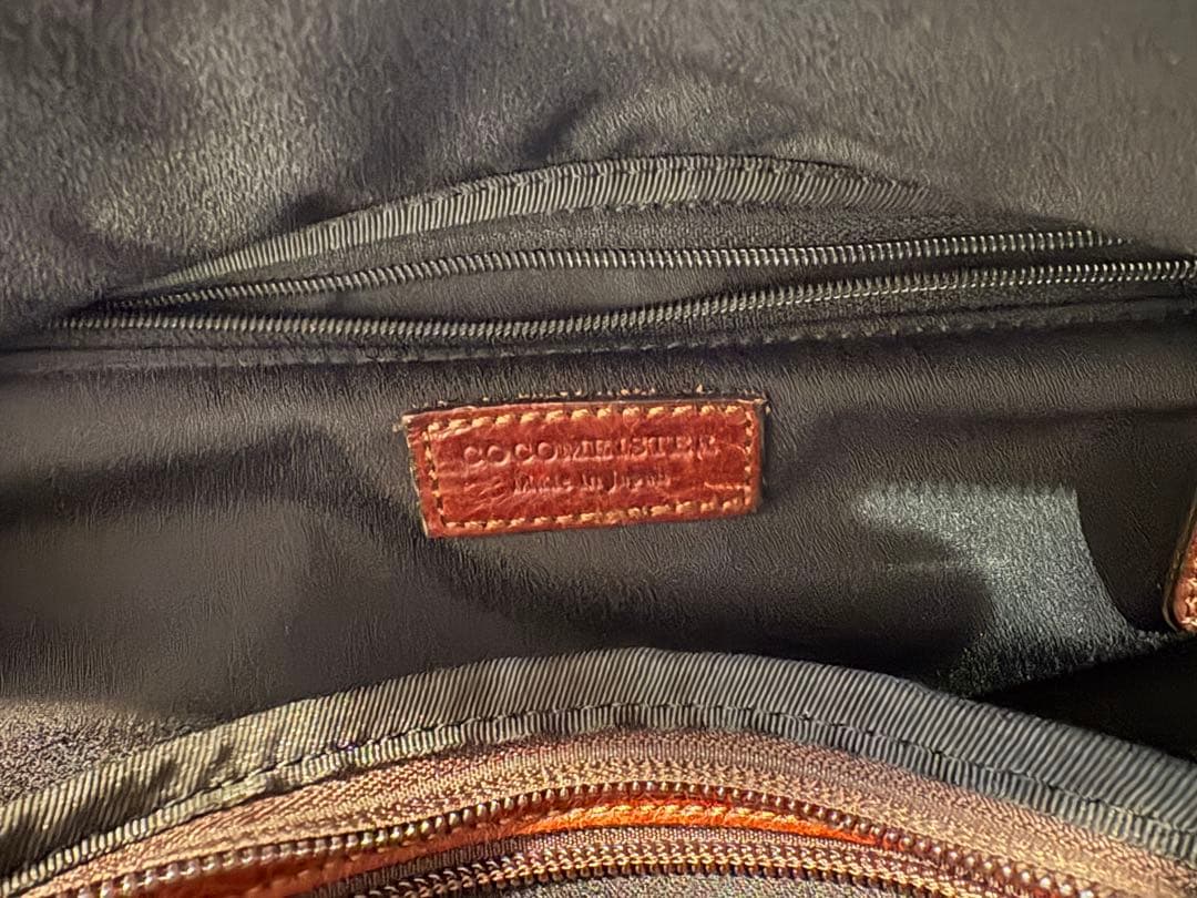 ココマイスター ダーリントン MIKAZUKI ボディバッグ オイルレザー 濃茶