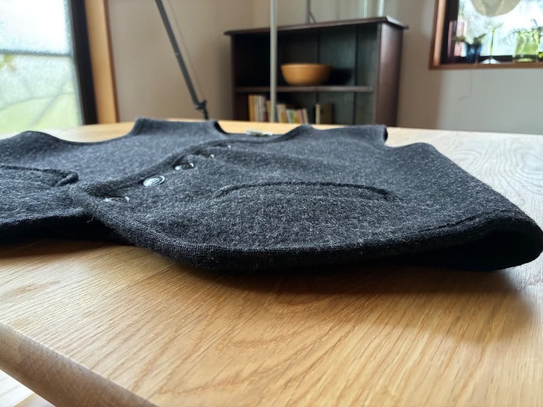 agnès b.　アニエスベーオム　ウールベスト　フランス製