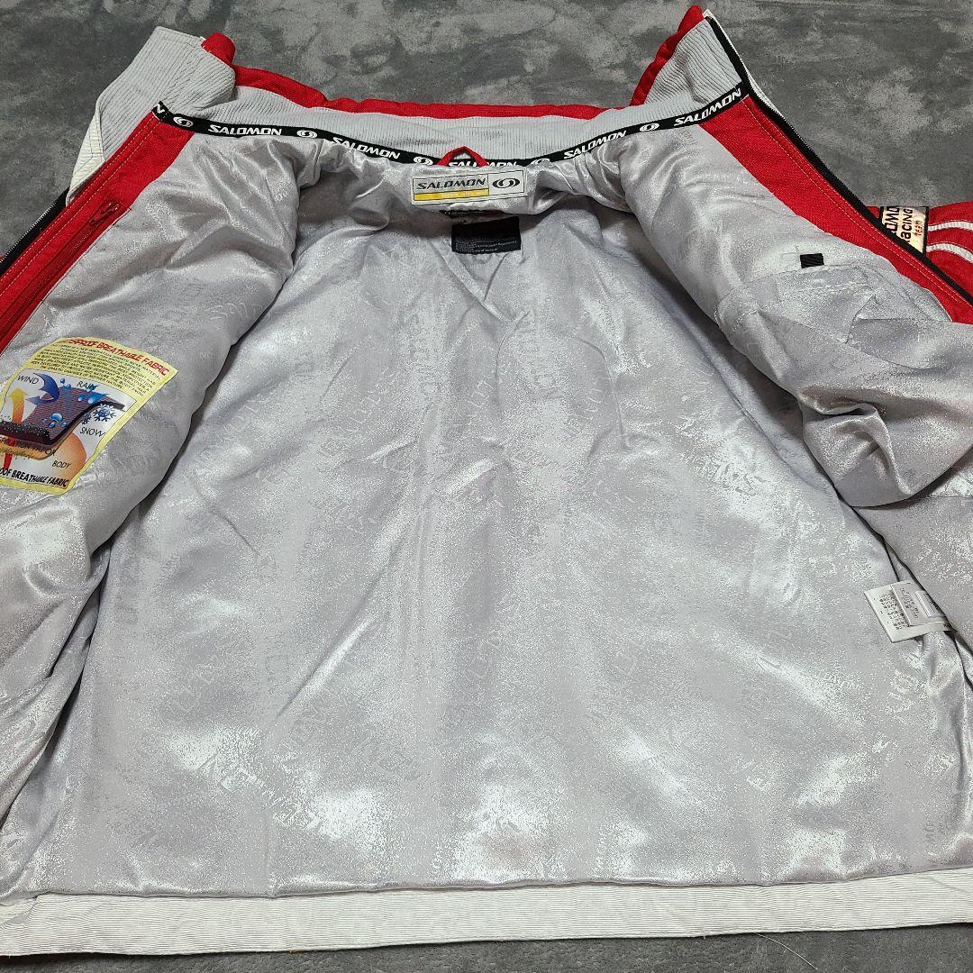 ✨️希少 貴重✨️サロモン スキーウェア パンツ ベスト 3点 L 赤 白