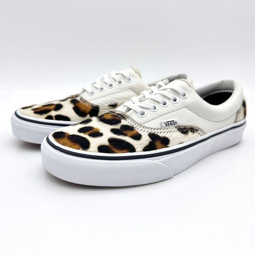 【極美品】VANS エラ レオパード カーフレザー ハラコ 豹柄 限定モデル