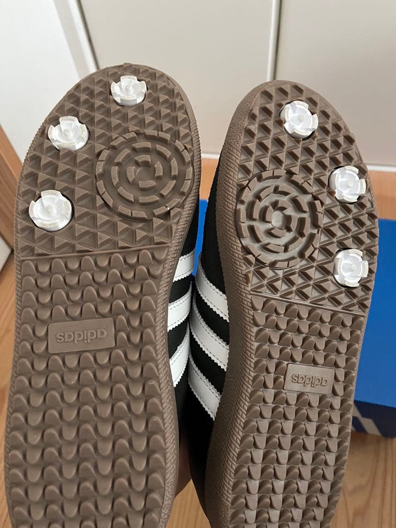 adidas ゴルフシューズ サンバ ブラック