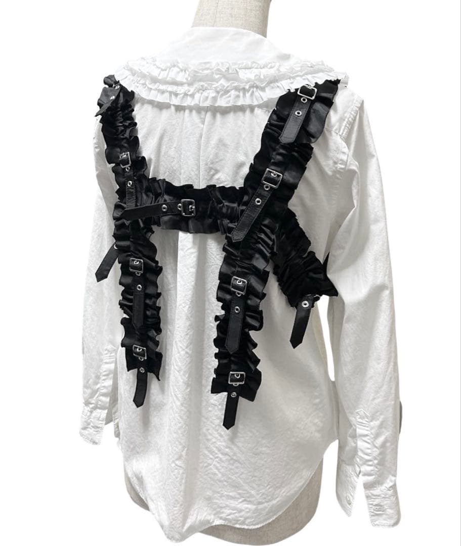 新品 AD2023 ノワールケイニノミヤ コムデギャルソン フリルハーネス