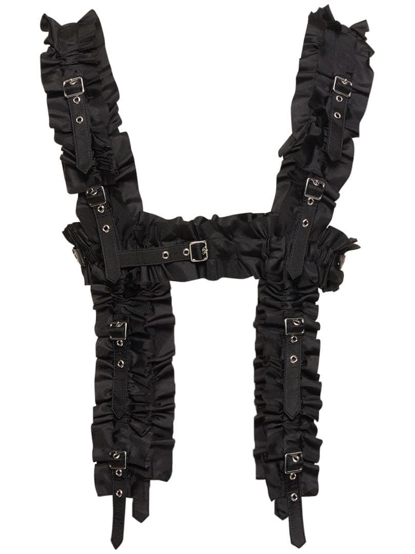 新品 AD2023 ノワールケイニノミヤ コムデギャルソン フリルハーネス