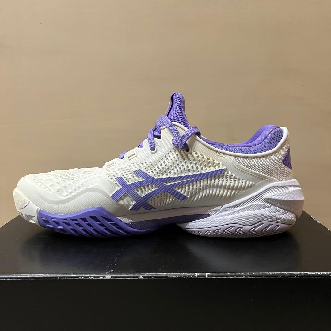 ASICS COURT FF3 テニスシューズ ホワイト/パープル