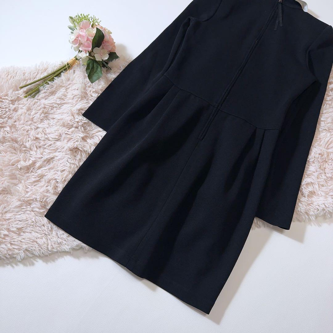 極美品ꕥフォクシーブティック グラシュー 白襟ワンピース 2WAY 38