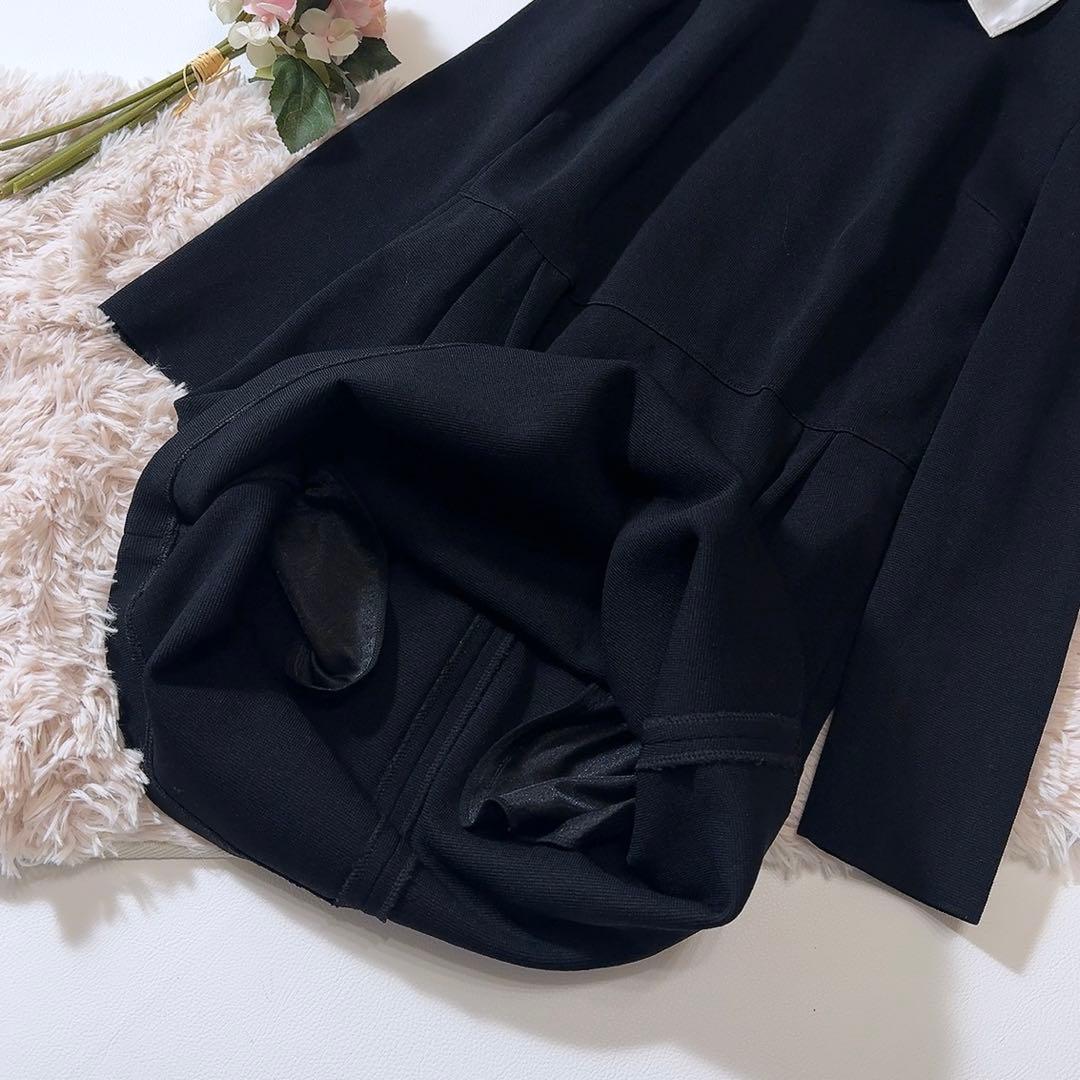 極美品ꕥフォクシーブティック グラシュー 白襟ワンピース 2WAY 38