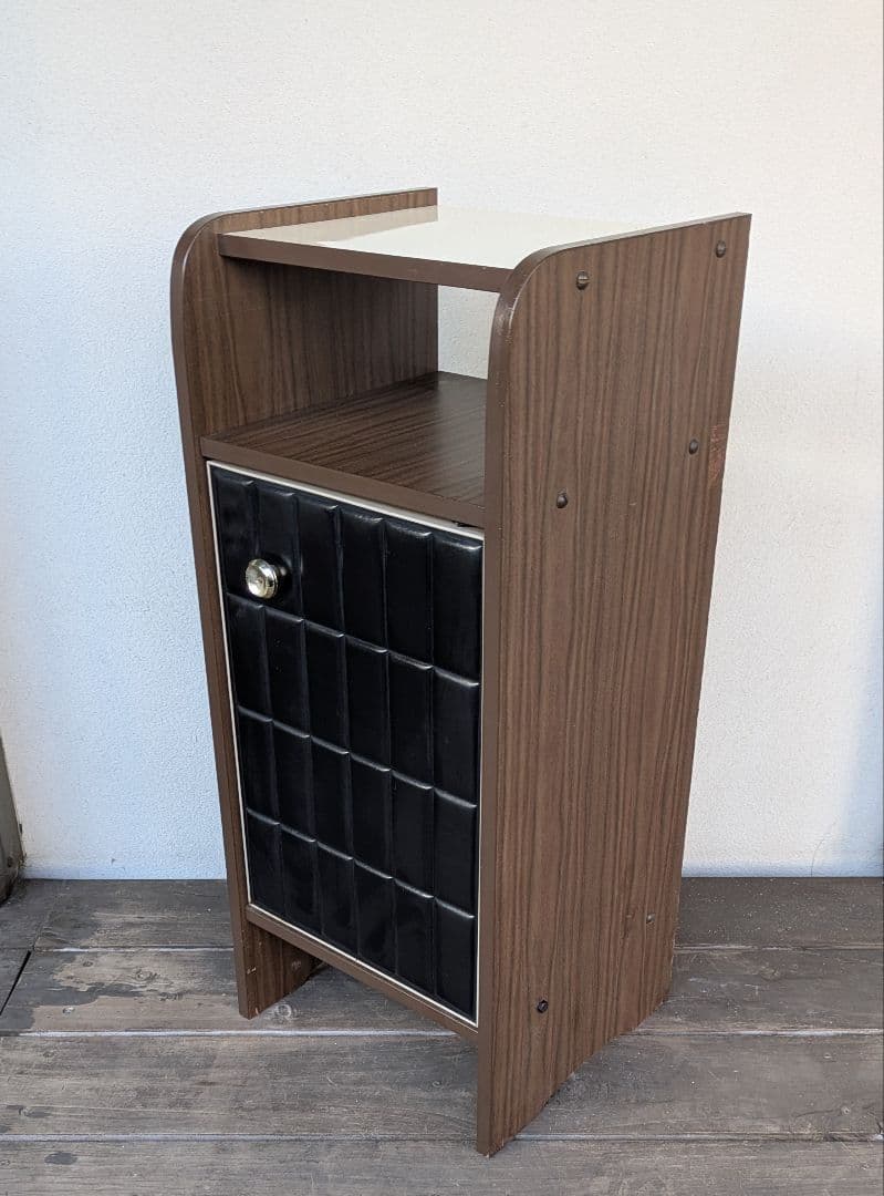 昭和レトロ 電話台 サイドキャビネット サイドラック - メルカリ