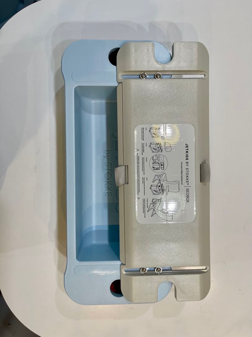 美品　ストッケ ジェットキッズ 乗れるトランク キッズトランク 持ち運びベッド