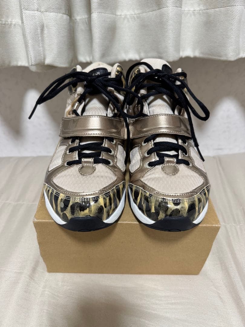 【極美品】ライカ テナシオス ダンスシューズ ヒョウ柄