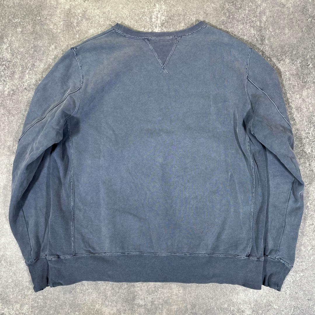 REMI RELIEF 両Vガゼット　スウェット　ヴィンテージ加工　L 日本製
