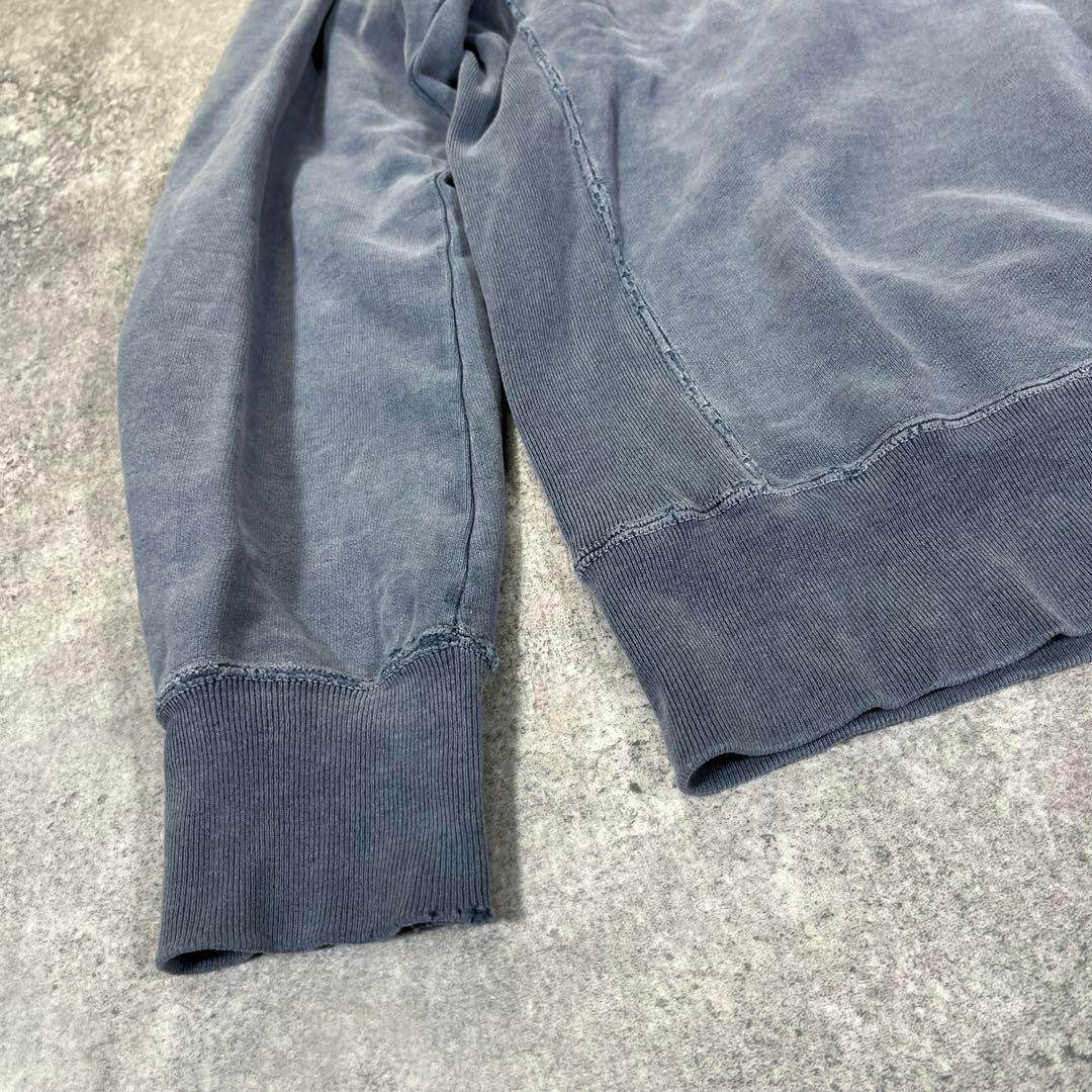 REMI RELIEF 両Vガゼット　スウェット　ヴィンテージ加工　L 日本製